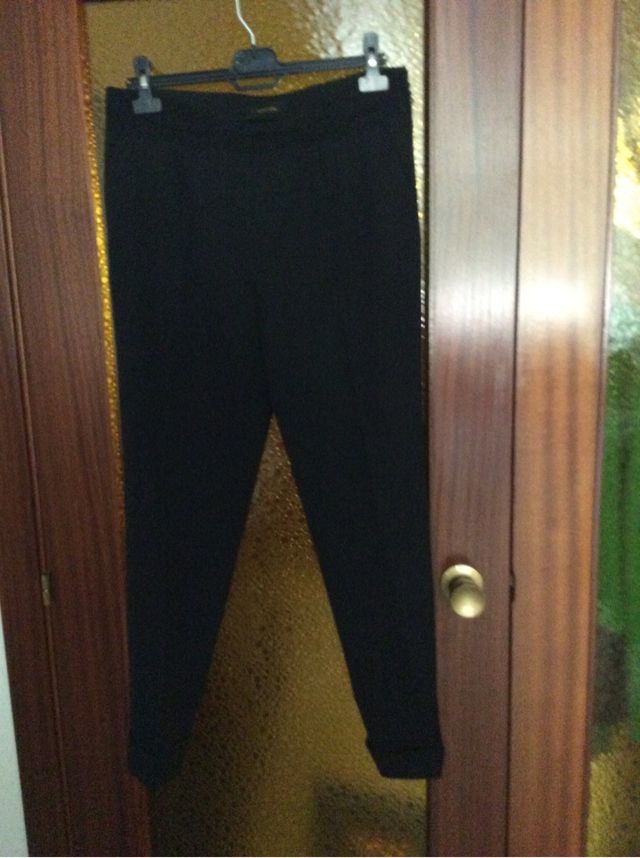 Pantalón Negro De Vestir Tintoretto