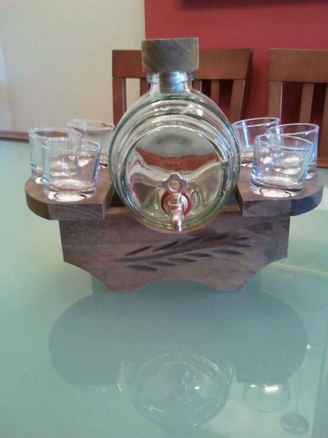 Licorera de barrir de cristal de segunda mano por 25 € en Formigal en