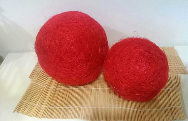 2 bolas de decoración