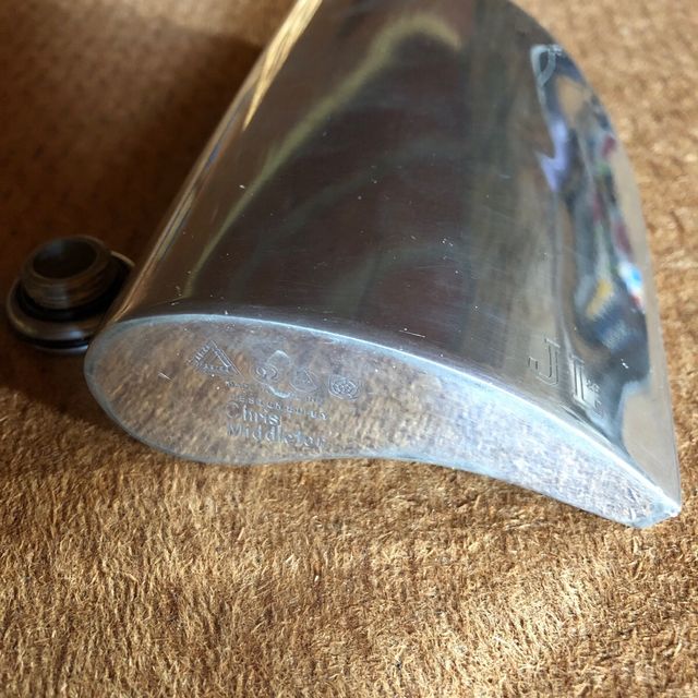 PETACA diseño vintage 1980 ALPACA plateada