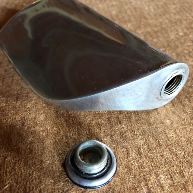 PETACA diseño vintage 1980 ALPACA plateada