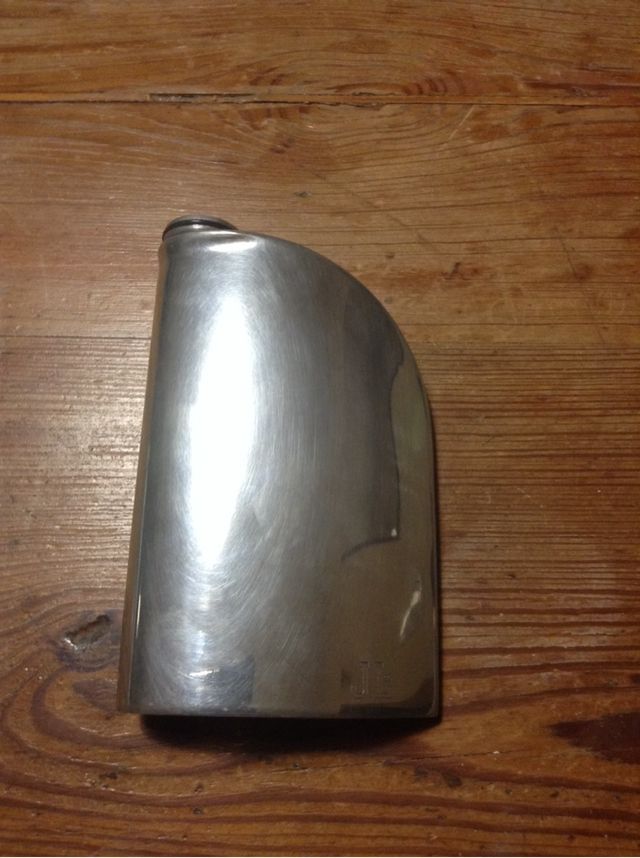 PETACA diseño vintage 1980 ALPACA plateada