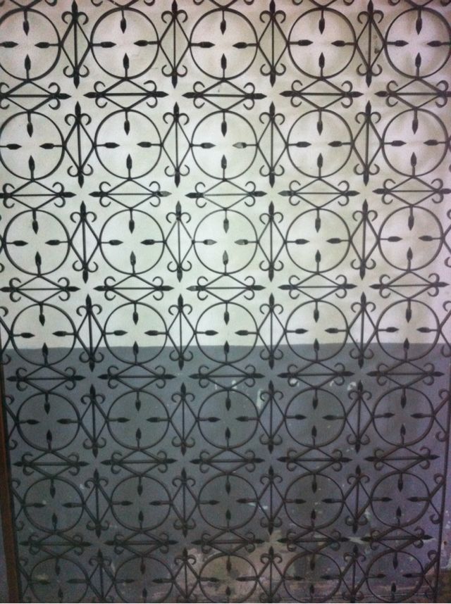 Reja decorativa artesana.