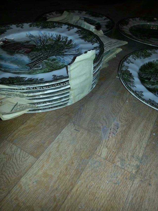 11 Platos de JHOMSON BROS ENGLAND