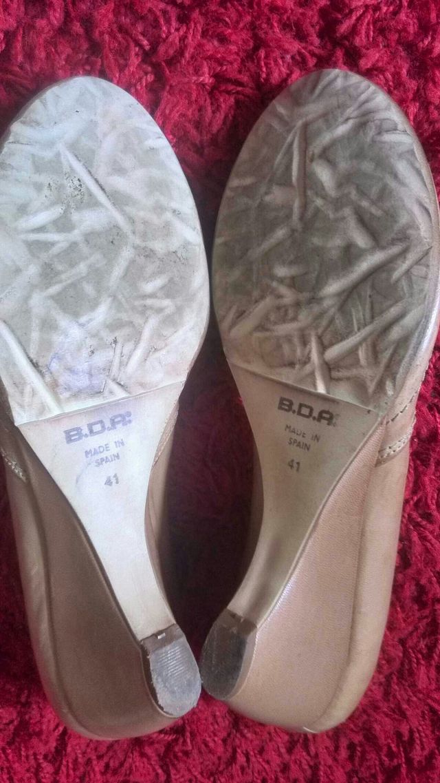 Zapatos talla 41 piel marca bda