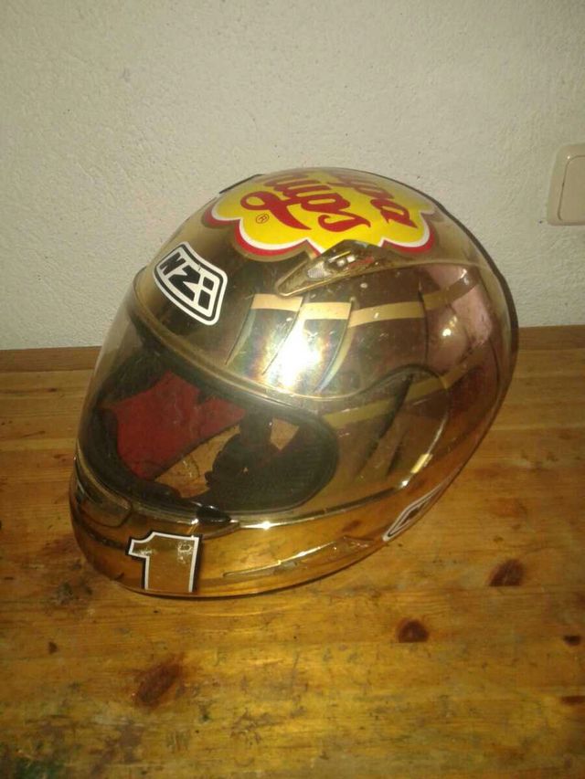 Casco de moto de segunda mano