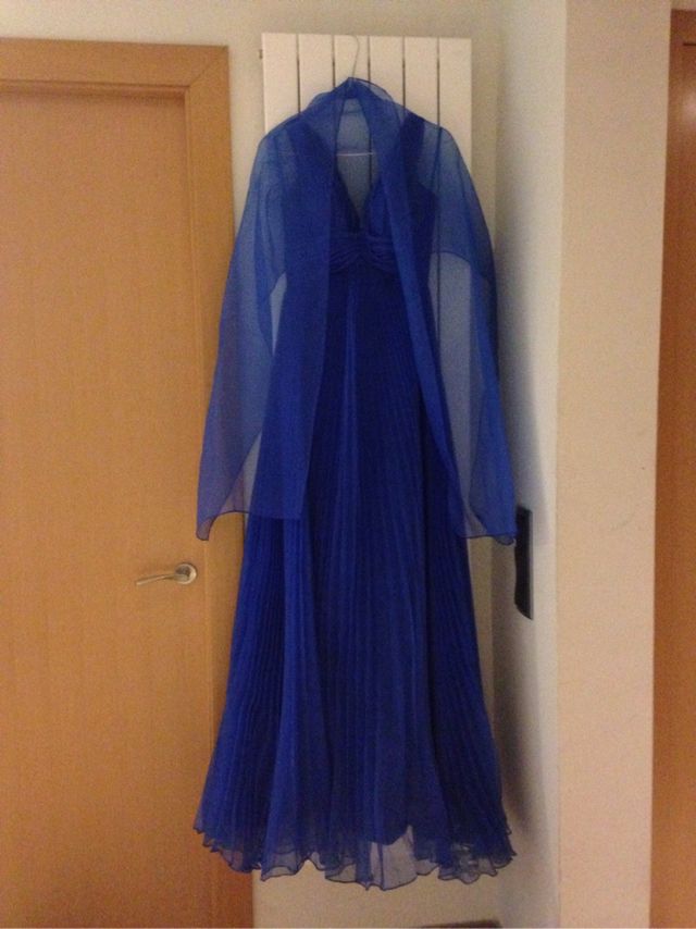 Vestido fiesta azul