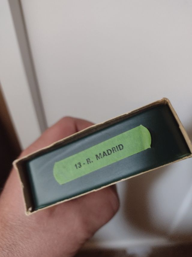 Subbuteo Real Madrid años 80. Borras