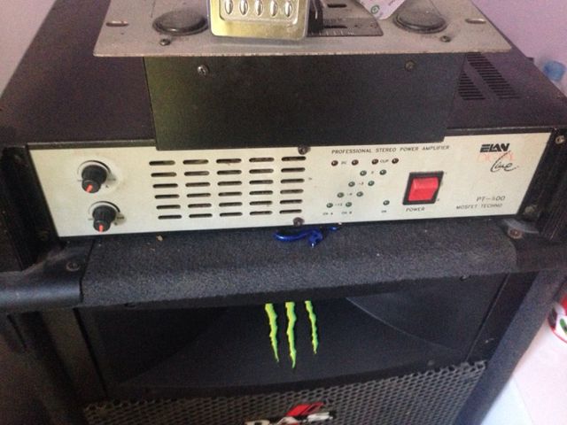 Etapa de potencia y columnas de discote