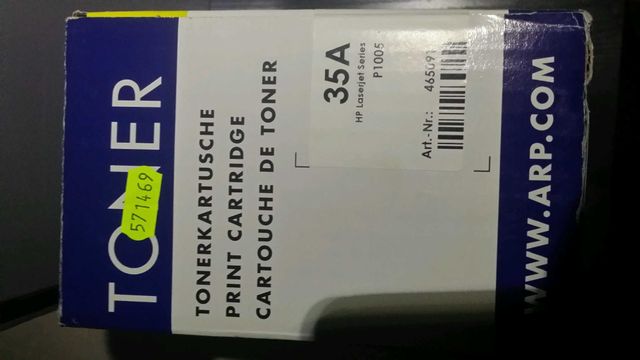 2 X Toner  impresora laser para  hp p1005 y p1006