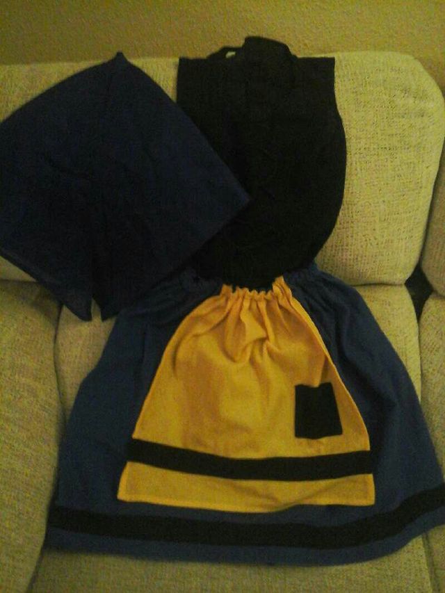 disfraz de campesina talla 4-6