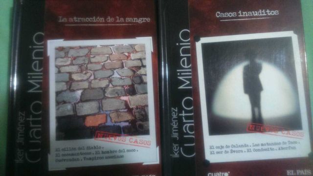 Capitulos Cuarto Milenio de segunda mano en Madrid en WALLAPOP Capitulos Cuarto Milenio de segunda mano en Madrid en WALLAPOP