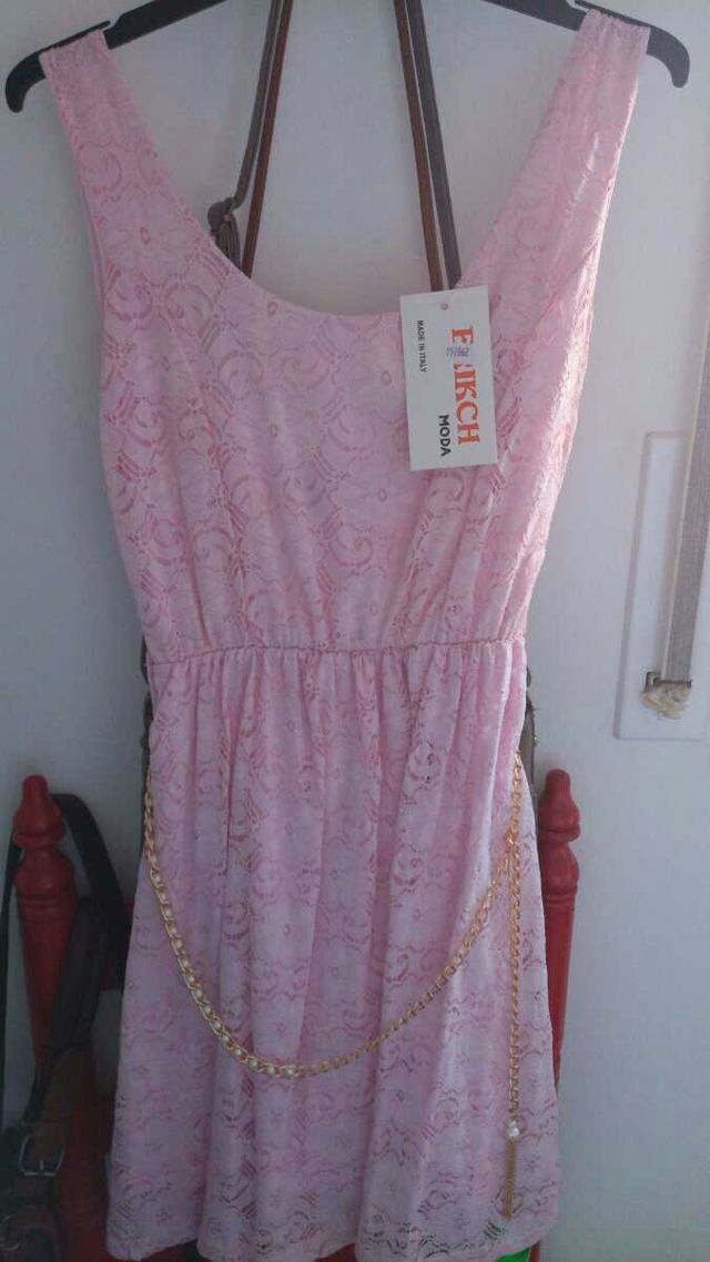 Vestido rosa nuevo a estrenar