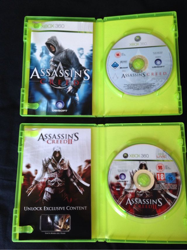 Pack Assasins Creed 1 y 2 Mas Muñeco