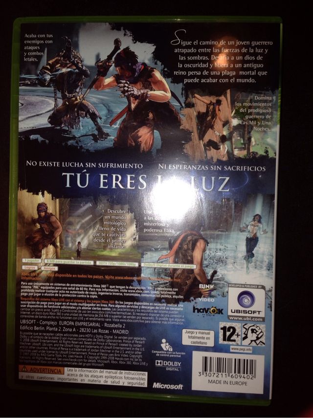 Prince Of Persia Xbox 360