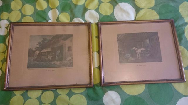 2 litografias de George Morland