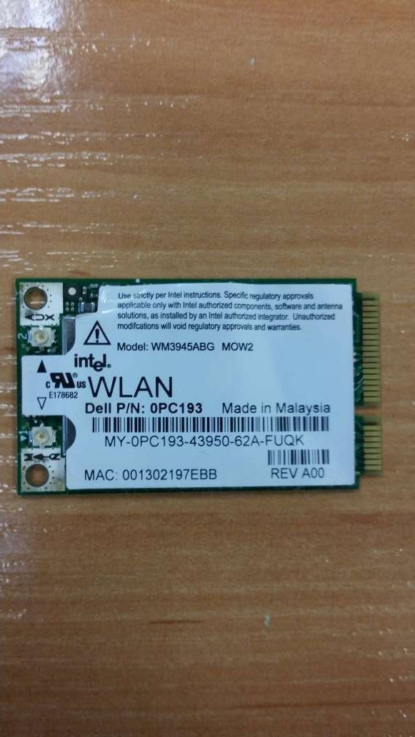 Tarjeta Wifi para portátil