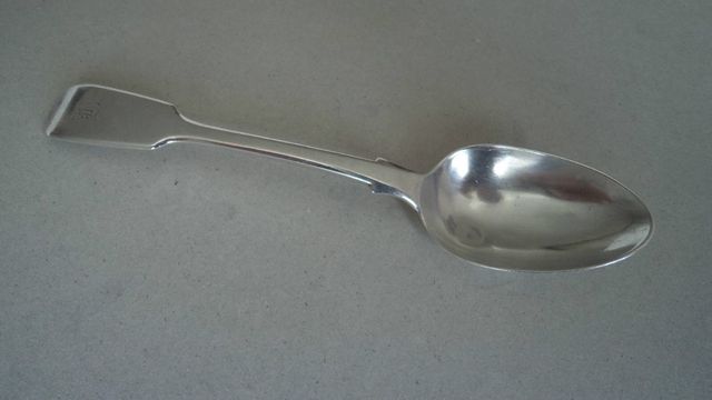 4 Cucharas de plata de 1844!! victorianas