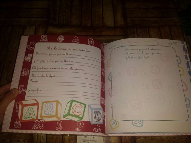 Álbum rosa bebe mayoral.  Nuevo.