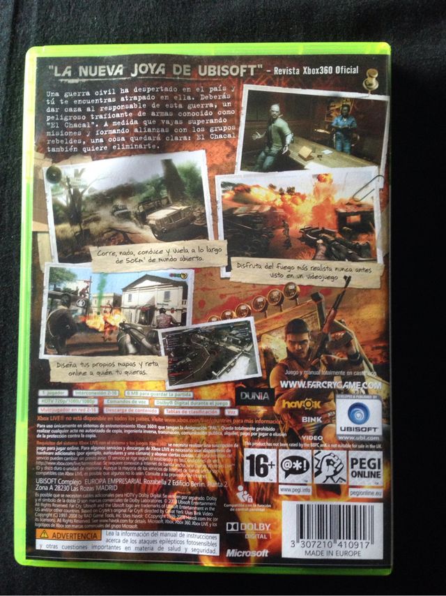 Far Cry 2 Xbox 360