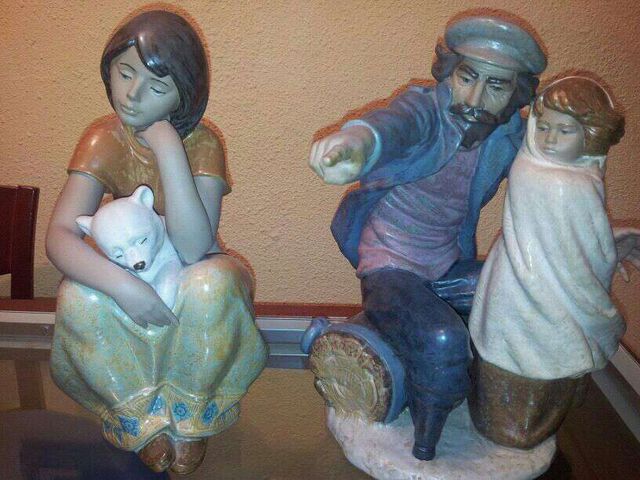 2 Figuras de Lladró y Nao grandes