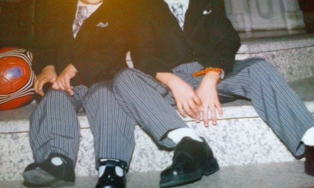 Un traje de niño de ceremonia