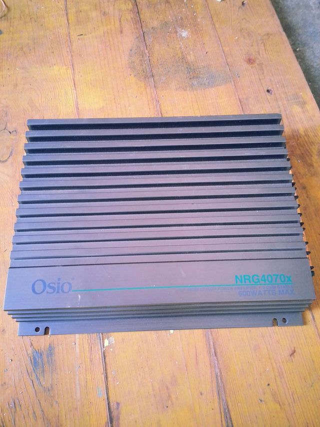 Amplificador Tapa de. Potencia marca osio 4 canale