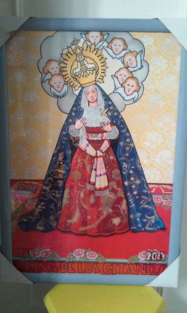 Lamina de la virgen de las angustias