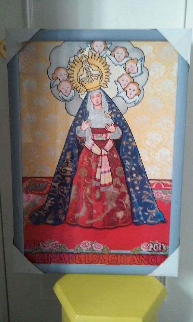 Lamina de la virgen de las angustias