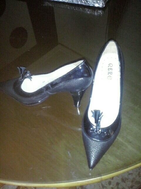 Zapatos tacon vaquero