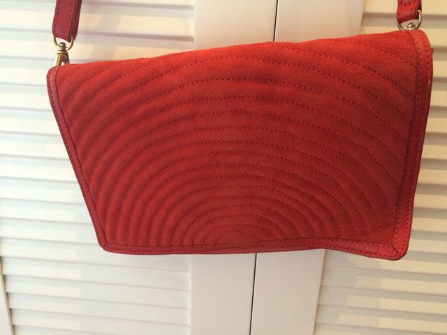 Bolso Rojo Piel Mango Touch