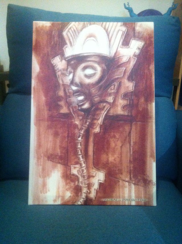 Alien Vs Predator Pintura