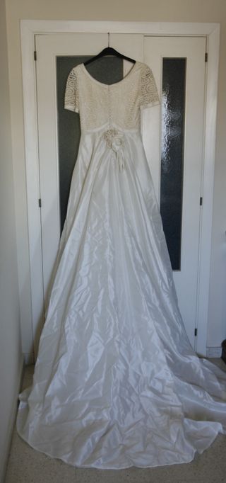 vestido de novia talla 36 de segunda mano en sevilla en wallapop