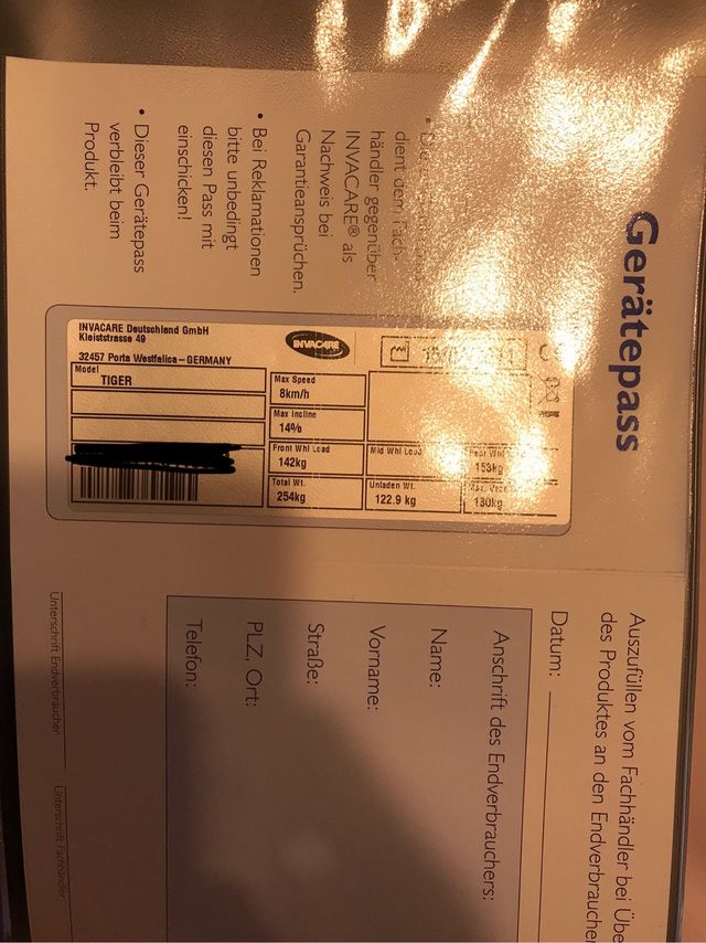 Silla Ruedas Electrica Sin Estrenar Invacare Tiger