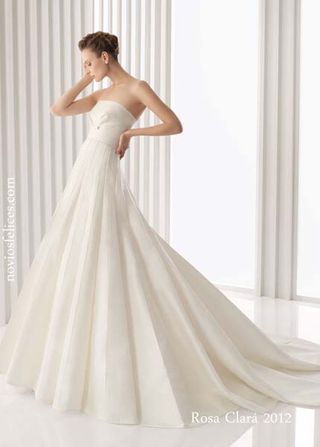 vestido de novia rosa clara de segunda mano en wallapop