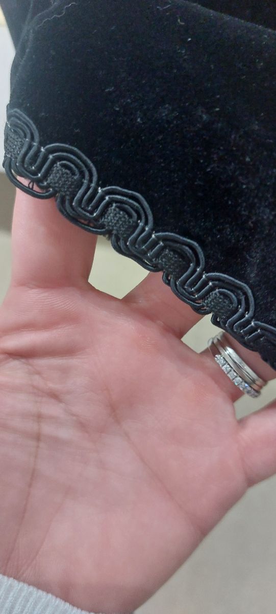 Capa negra terciopelo adulto