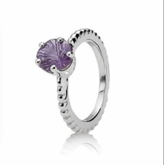 anillo pandora lila anillo pandora lila