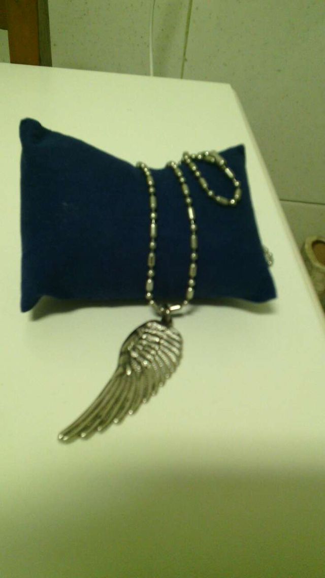 Con cadena y una ala