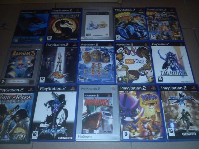 Pack Play station 2+dos mandos mas dos memori card+cables+ juegos