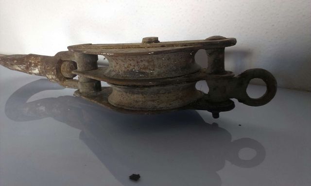 Antigua carrucha doble.