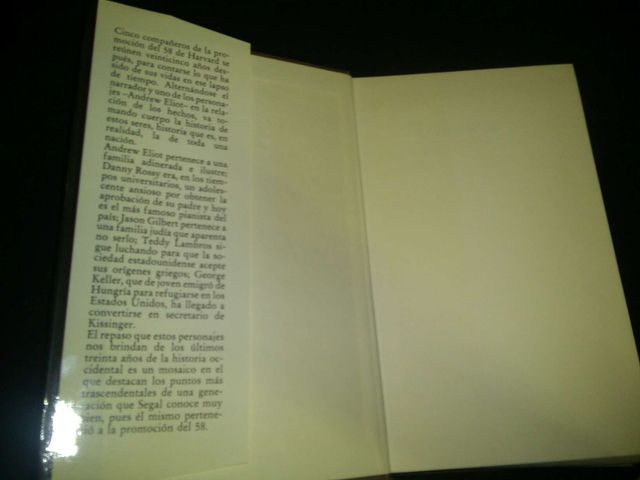 Libro La Promoción - Erich Segal
