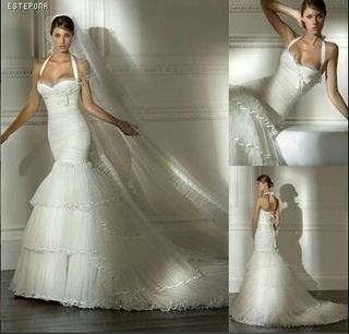 Vestidos Fiesta segunda mano Pronovias en Fuenlabrada en WALLAPOP