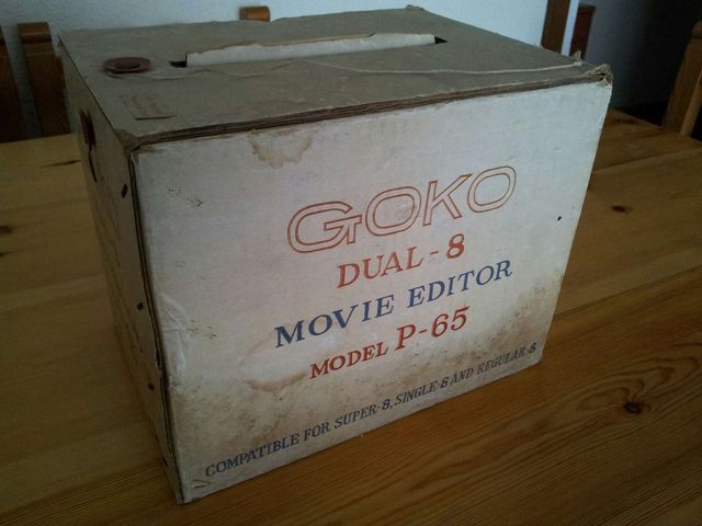 PRECIOSO EDITOR DE CINE SUPER 8 MUY ANTIGUO