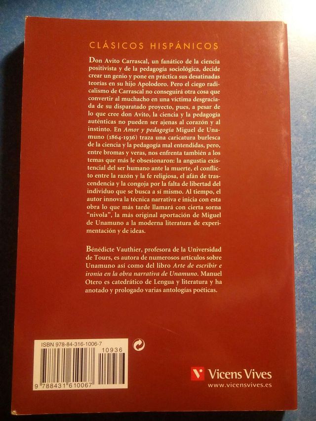 Amor y pedagogía, Miguel de Unamuno