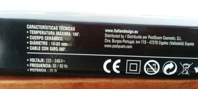 Rizador Cónico-Easycurl ceramico profesional