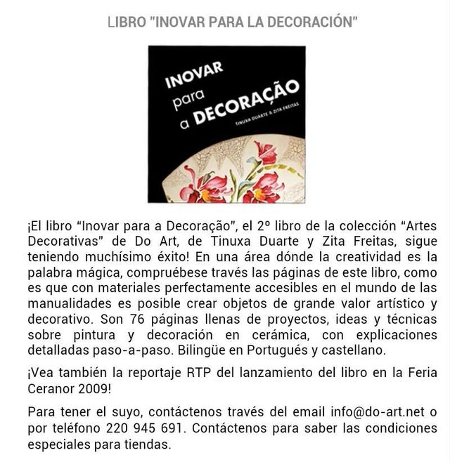 Libro de manualidades innovar para la decoracion