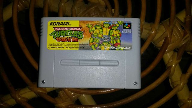 Turtels in time, supernintendo versión japonesa