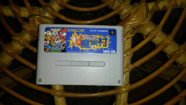 Super gouls & ghosts, supernintendo versión japonesa.