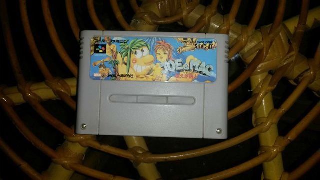 Joe & mac, supernintendo versión japonesa