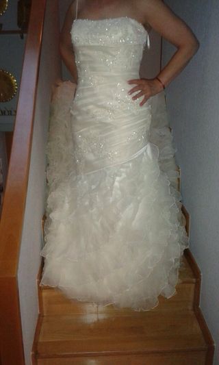vestido de novia de segunda mano en santa coloma de gramenet en wallapop